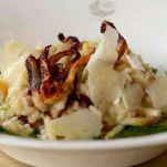 Pecorino arrostito all&#8217;aglio e prezzemolo