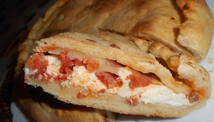 Pitta con ricotta