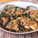 Pollo con olive al Frascati