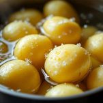 La preparazione delle patate