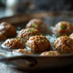 La cottura delle polpette