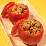 Pomodori ripieni con maccheroncini