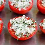 Pomodorini pugliesi al forno