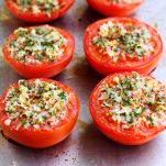 Pomodorini pugliesi al forno