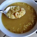 Riso in brodo alla pavese