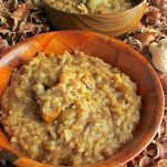 Risotto con castagne e rosmarino