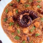 Risotto con il polpo
