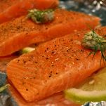 Salmone sotto il grill