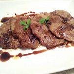 Scaloppine all&#8217;aceto balsamico