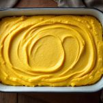 Polenta nella pirofila