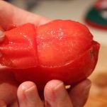 Spaghetti con bottarga e olive