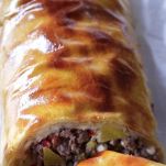 Strudel di carne e peperoni