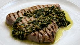 Tonno con menta e aceto