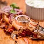 Trota iridea con salsa olandese