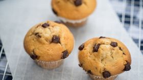 Muffin con gocce di cioccolato