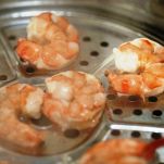 Antipasto di gamberetti e fagiolini