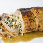 Arrosto ripieno alla regina