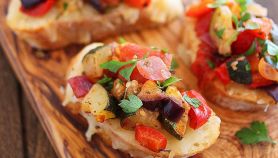 Bruschetta con ratatouille