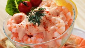 Cocktail di scampi in salsa rosa