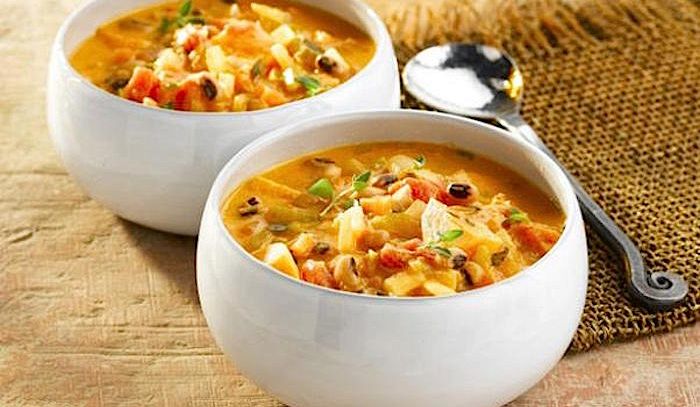 Coconut bean soup