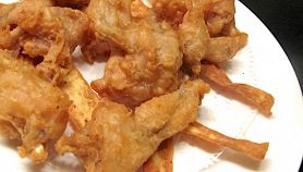 Cosce di rana fritte