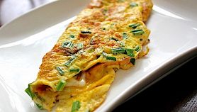 Frittata con cipollotto fresco