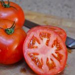 Grigliata di verdure e pomodori