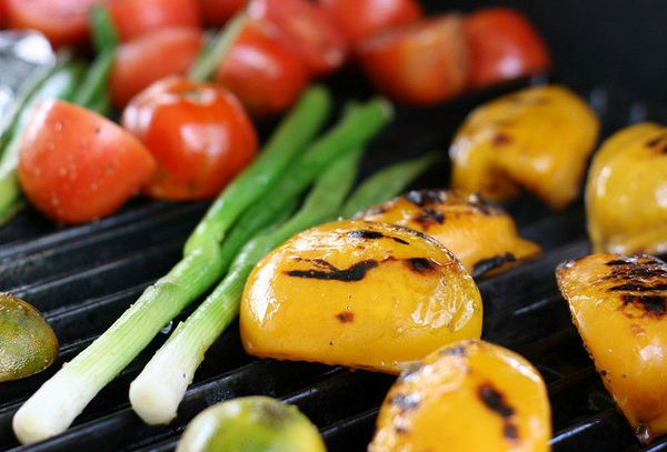 Pomodori e verdure alla griglia