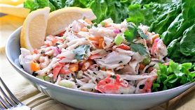 Insalata di scampi agli agrumi