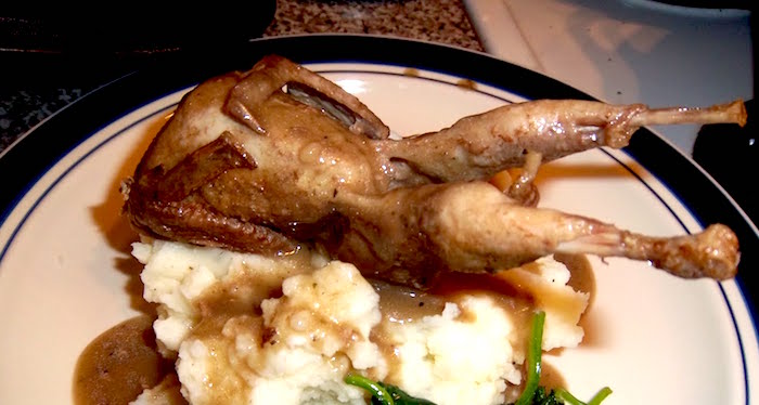 Mutton birds con patate Maori e spinaci