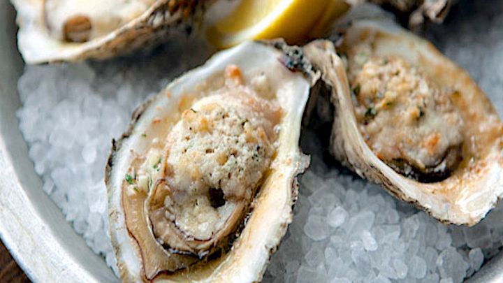 Ostriche lunari cotte con vino