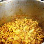 Pajata con i rigatoni
