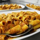 Pajata con i rigatoni