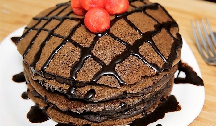 Pancake con cioccolato