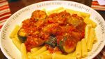 Pasta con zucchine e melanzane