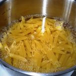 Pasta gratinata alla zucca e gamberi