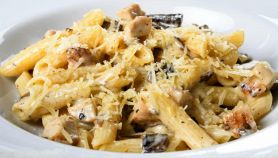 Penne castagne e funghi