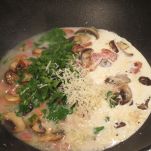 Penne funghi e castagne