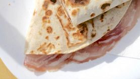 Piadina radicchio e pancetta