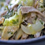 Pizzoccheri cardi e caprino