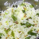 Pollo con riso e fagiolini