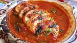 Pollo ripieno al ragù
