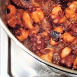 Polpi con i fagioli