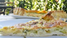 Quiche di zucchine e robiola