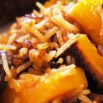 Risotto all&#8217;Amarone con zucca e renette