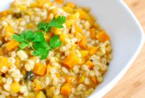 Ricetta risotto all'Amarone con zucca e renette