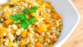 Ricetta risotto all'Amarone con zucca e renette