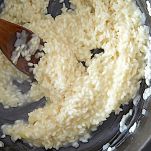 Risotto con pancetta e cipolla