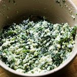 Roulade di spinaci alla polpa di granchio