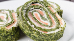 Roulade di spinaci alla polpa di granchio